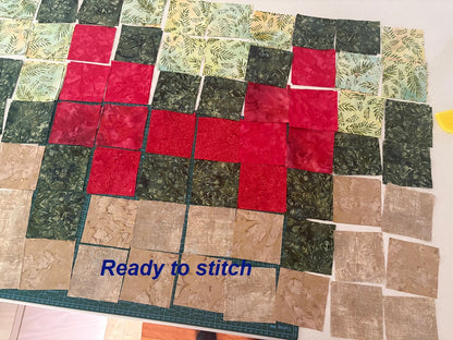 Cotton jacket hand-made quilted