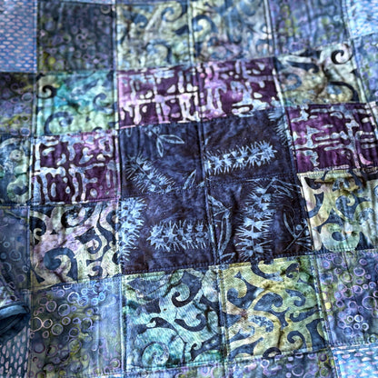 Cotton jacket hand-made quilted